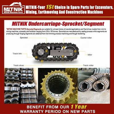 D7 Dozer Undercarriage Parts Steel Tracks Sprocket Driving Wheel Segment for Hitachi